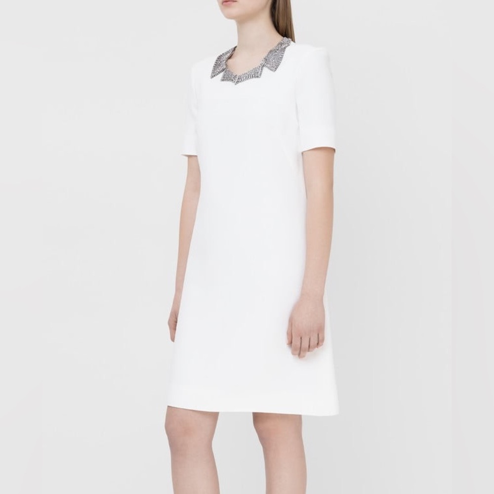 Ermanno Scervino white short sleeve dress size 40(small)